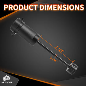 METOWARE close-up of 361° rotating lock head highlighting easy alignment and convenience