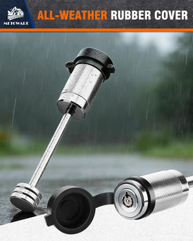 METOWARE two tubular keys laid out, shows spare key convenience and reliability