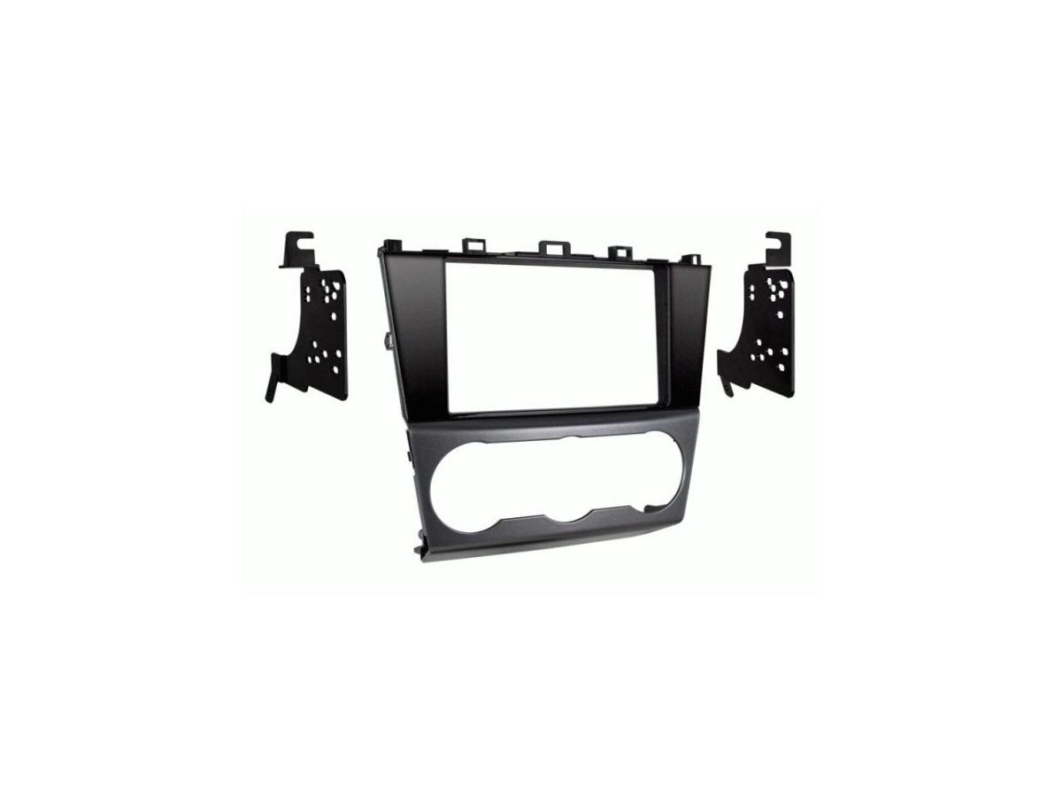 Metra 95-8907HG front panel installed in Subaru, clean OEM look and seamless integration