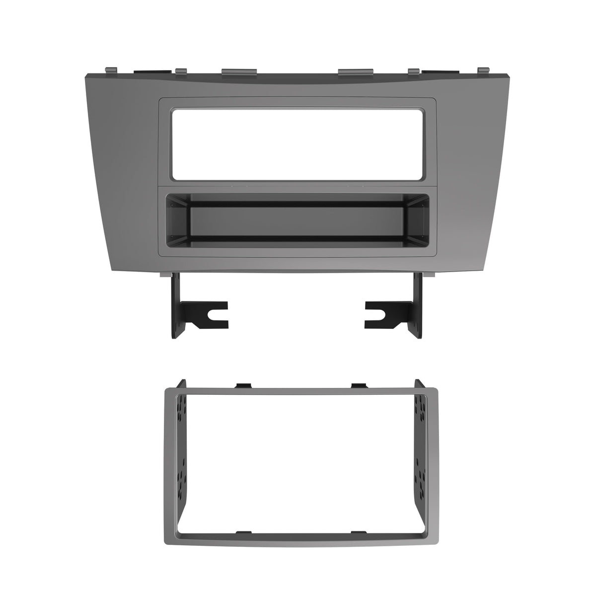 Metra 99-8218 installed in Toyota Camry dash demonstrating seamless upgrade