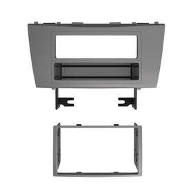 Metra 99-8218 installed in Toyota Camry dash demonstrating seamless upgrade