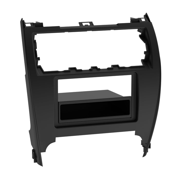 Metra front-installed dash kit showing clean fit and factory look for Camry