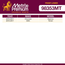 METRIX close-up of ball joint stud and thread for precise fit and strength