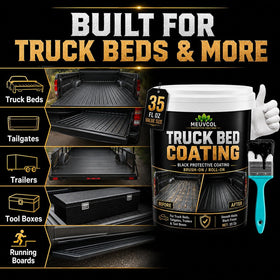 Meuvcol applied on a tailgate illustrating renewed appearance and protection