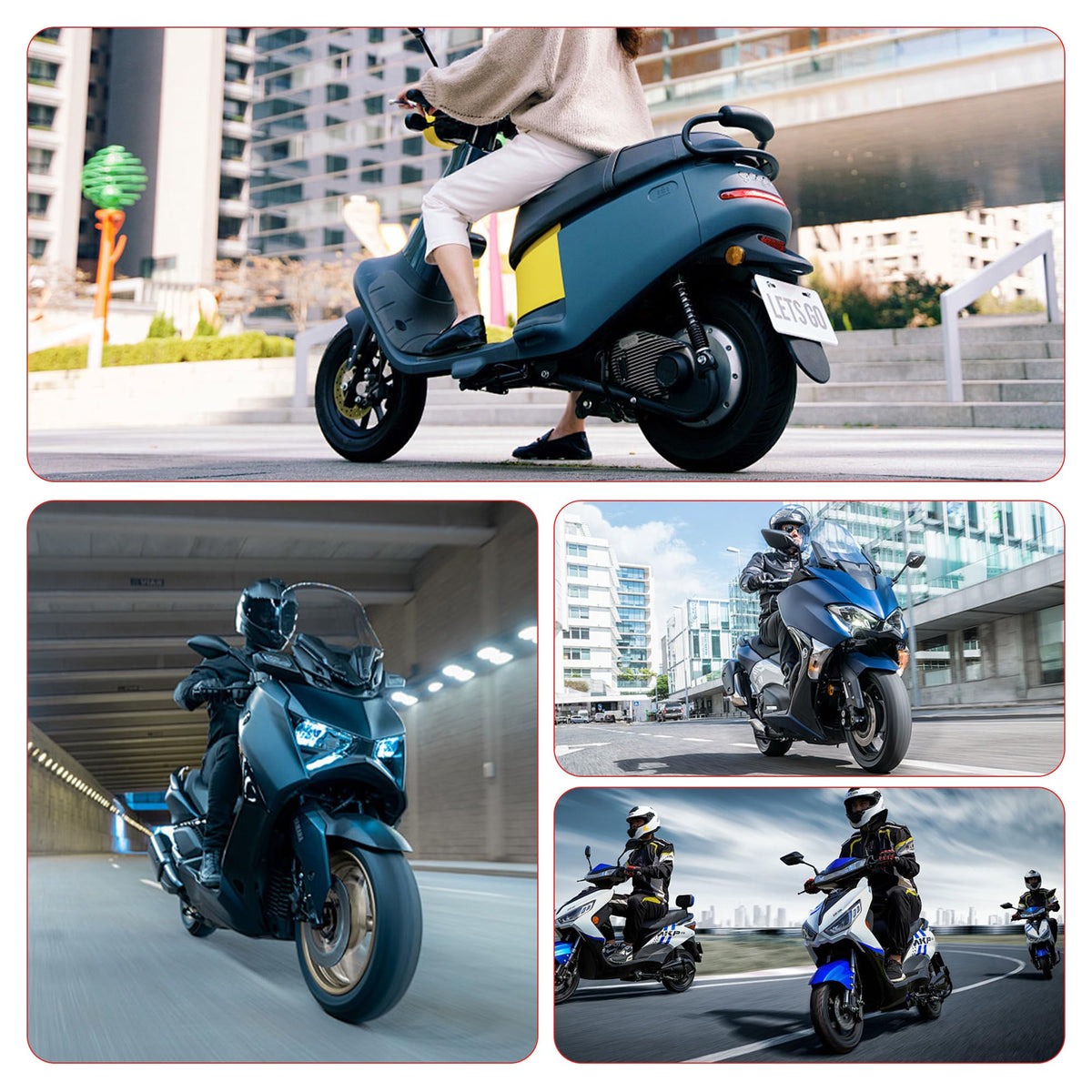 MFC·passion lifestyle scooter ride illustrating improved responsiveness and control