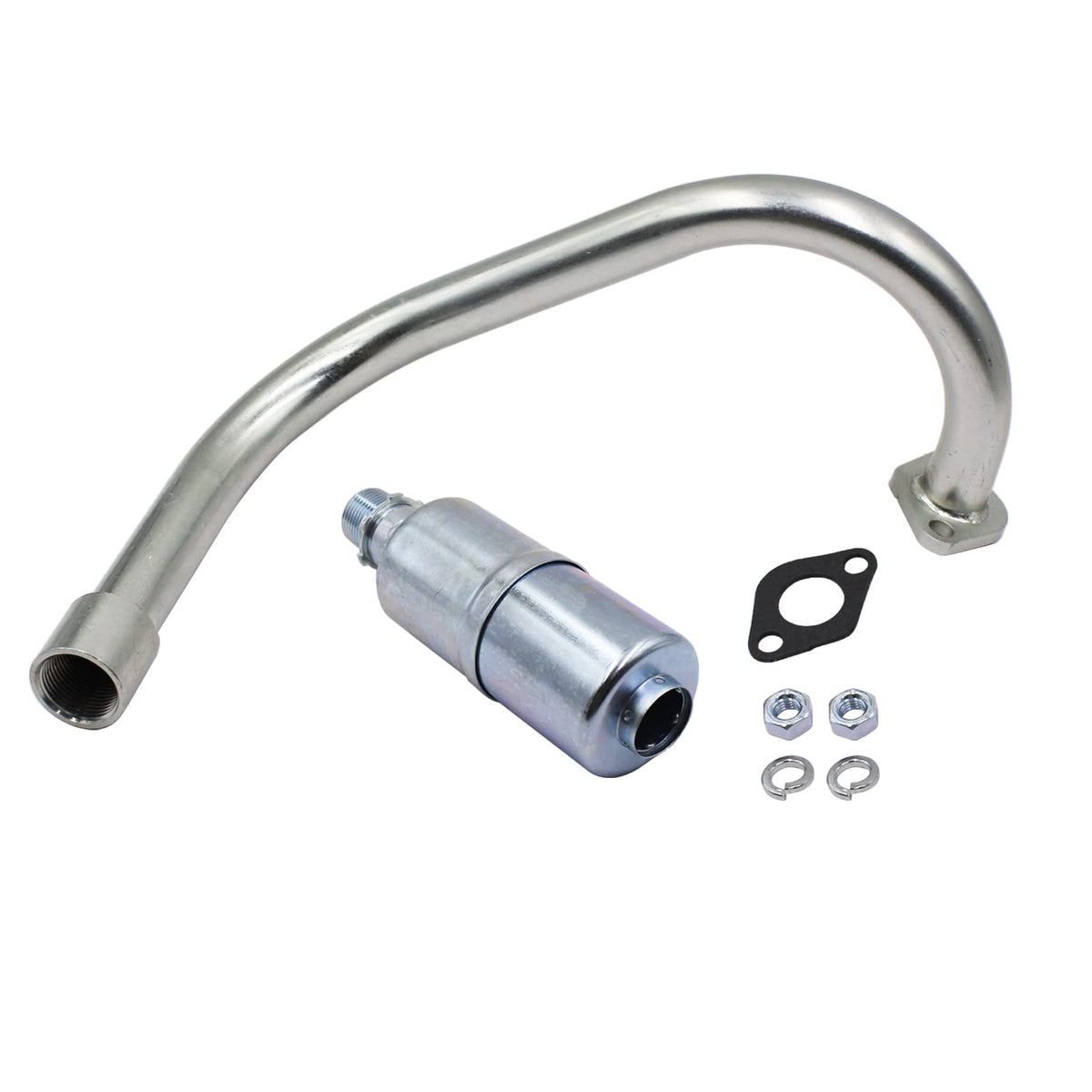 MGWILL workshop lifestyle shot showing exhaust ready for replacement
