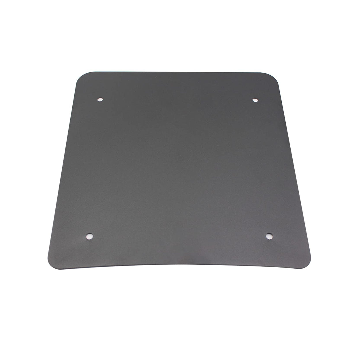 MGWILL plate beside ruler showing dimensions and proper fitment scale