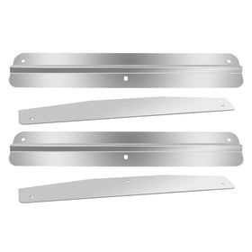 MGWILL weight edge profile beside ruler demonstrating the 24-inch scale advantage