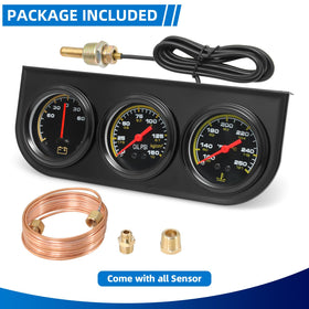 MH illuminated gauges at night for improved low-light readability