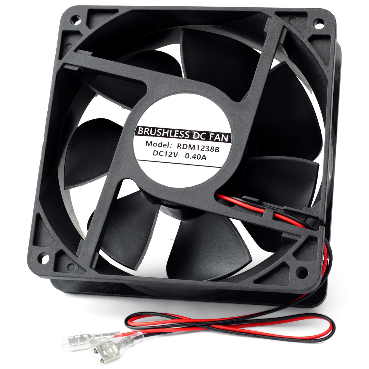 Mhrxusd front view chassis fan showing mounting holes and airflow benefit