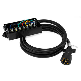 Miady mounted junction box on trailer showing secure installation benefit