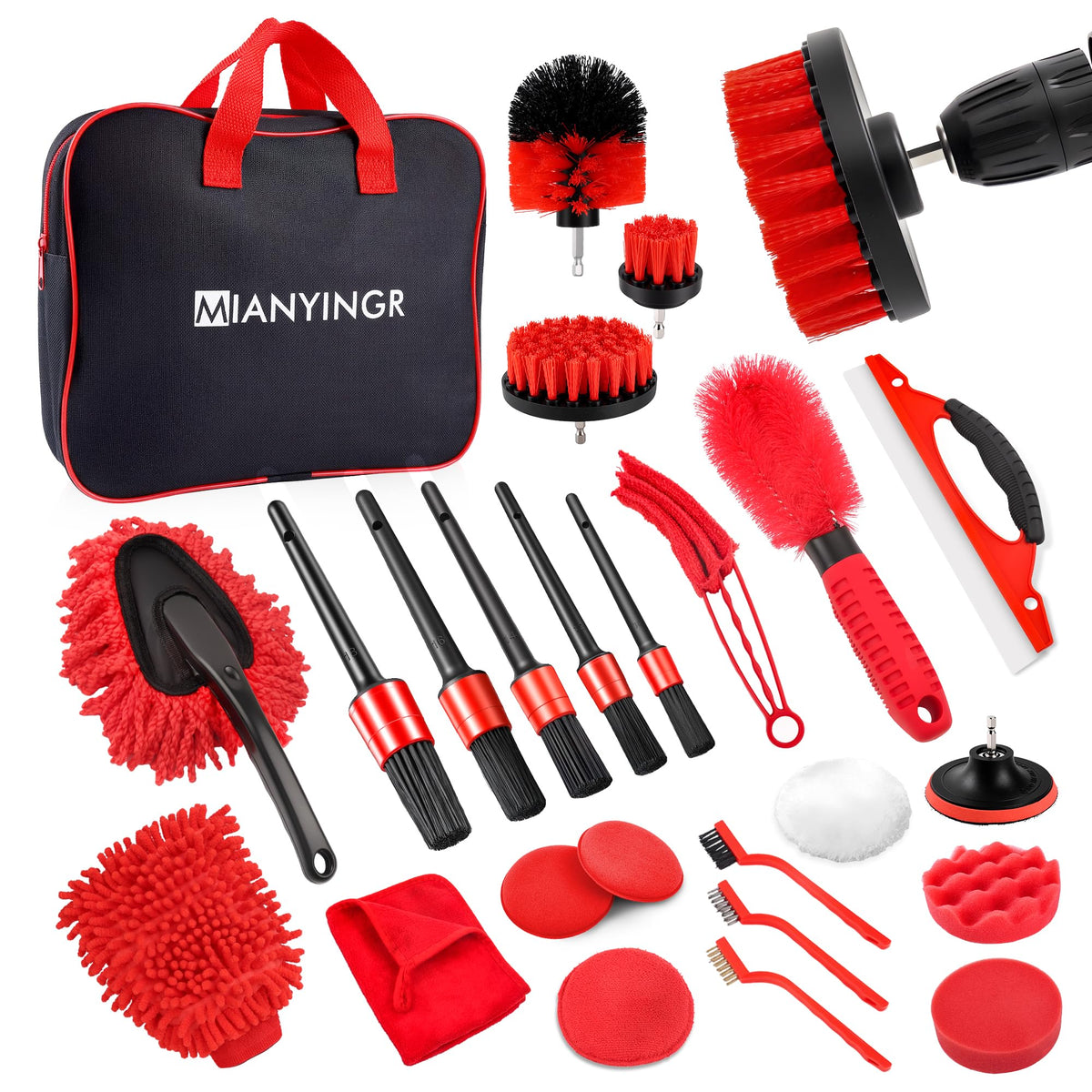 MIANYINGR front packaging layout showing full 25-piece kit for easy identification and value