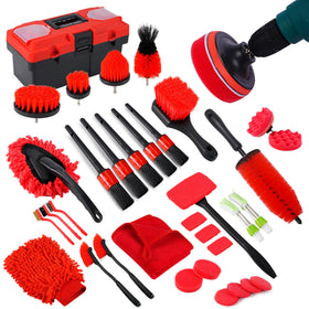 MIANYINGR front packaging with red toolbox showing full 35-piece kit for organized storage
