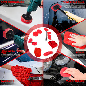 MIANYINGR polishing and wax pads displayed for even gloss and efficient application