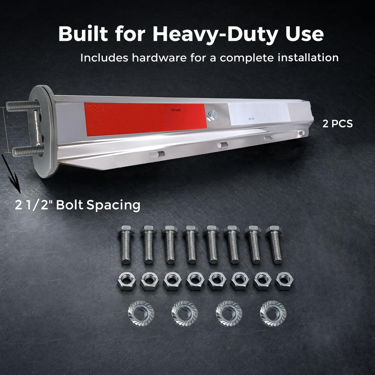 MIAOKUI galvanized bolts and nuts kit included to prevent rusting