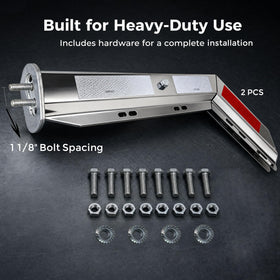 MIAOKUI galvanized hardware set with bolts and nuts offering rust protection benefit