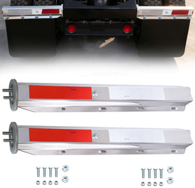 MIAOKUI front view of straight stainless hanger showing fit and durability