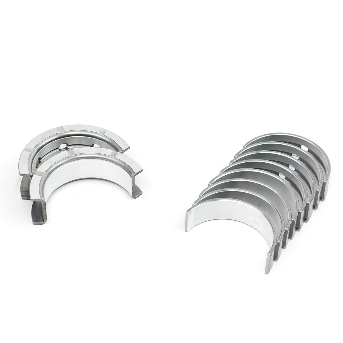 Michigan Motorsports close-up of an individual main bearing showing clean edges and precise machining for reliability
