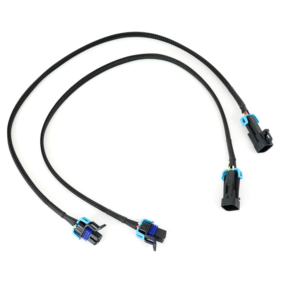 Michigan Motorsports front packaging showing LS1 O2 extension set and easy installation benefit