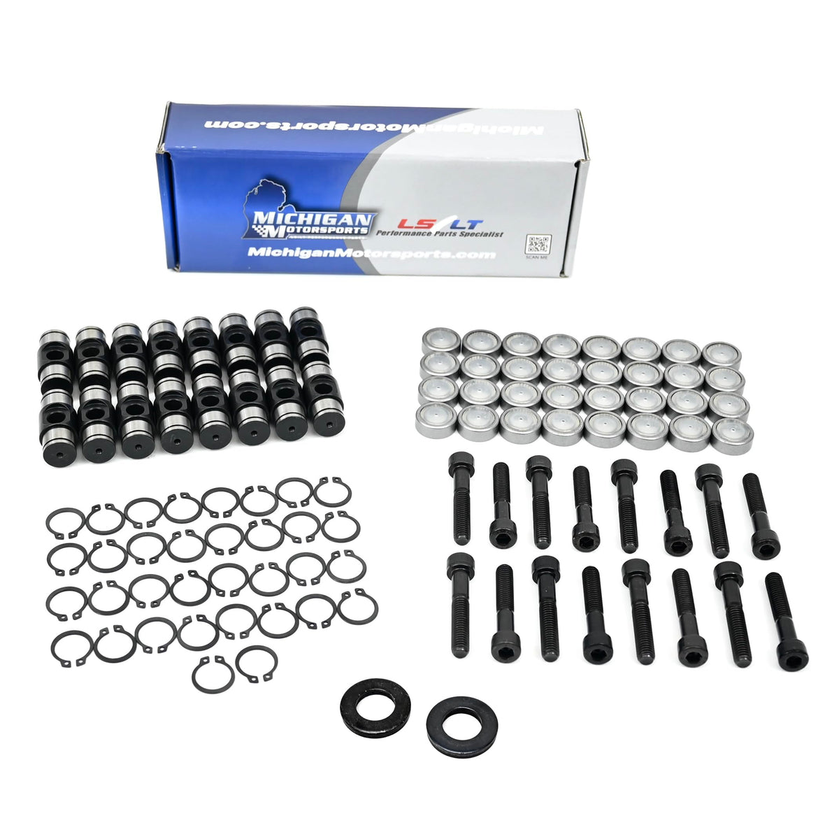 Michigan Motorsports front packaging showing kit and benefits