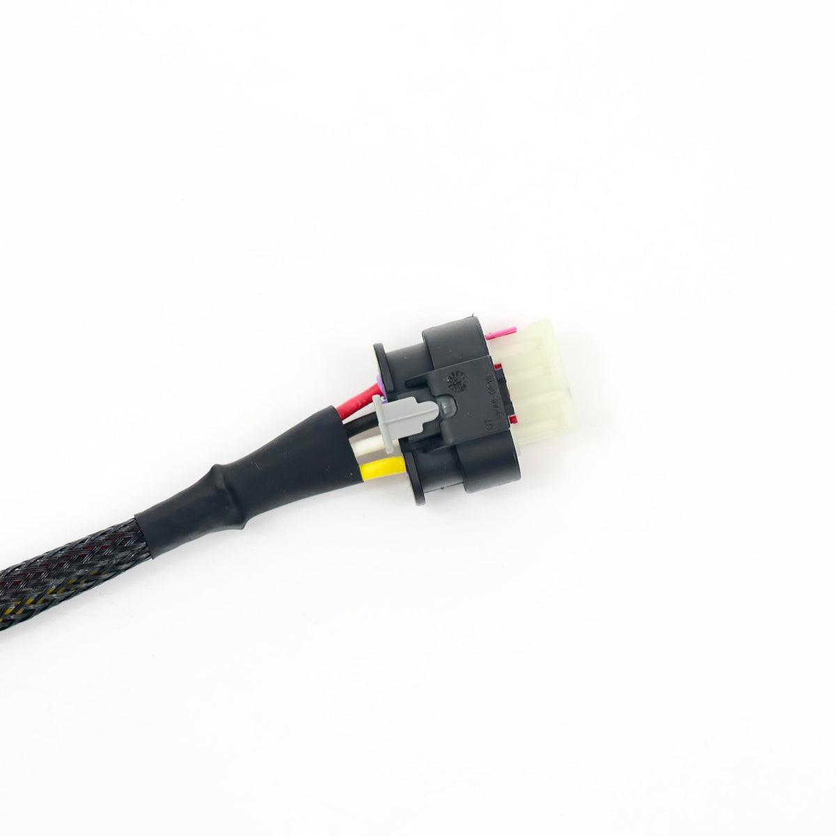 Michigan Motorsports heat-resistant sleeve detail resisting engine heat