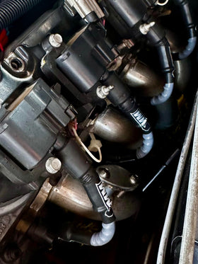 Michigan Motorsports wires laid out for length comparison showing correct fitment