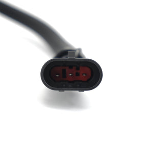 Michigan Motorsports harness beside ruler showing 48-inch length measurement benefit