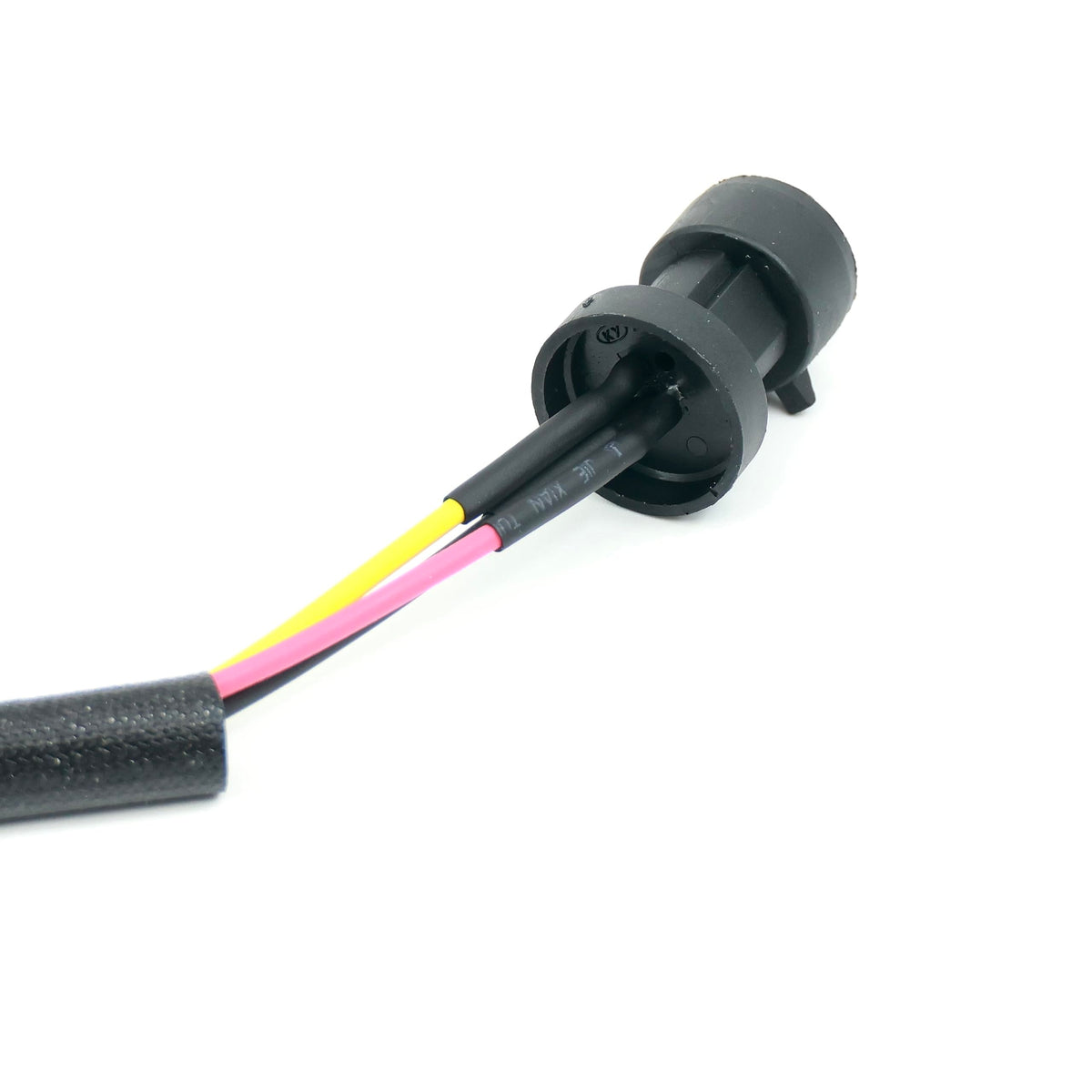 Michigan Motorsports harness next to tape measure showing 24-inch length advantage
