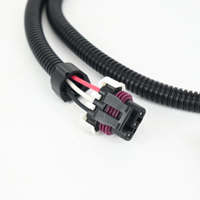 Michigan Motorsports full 48-inch wire laid out showing routing flexibility benefit