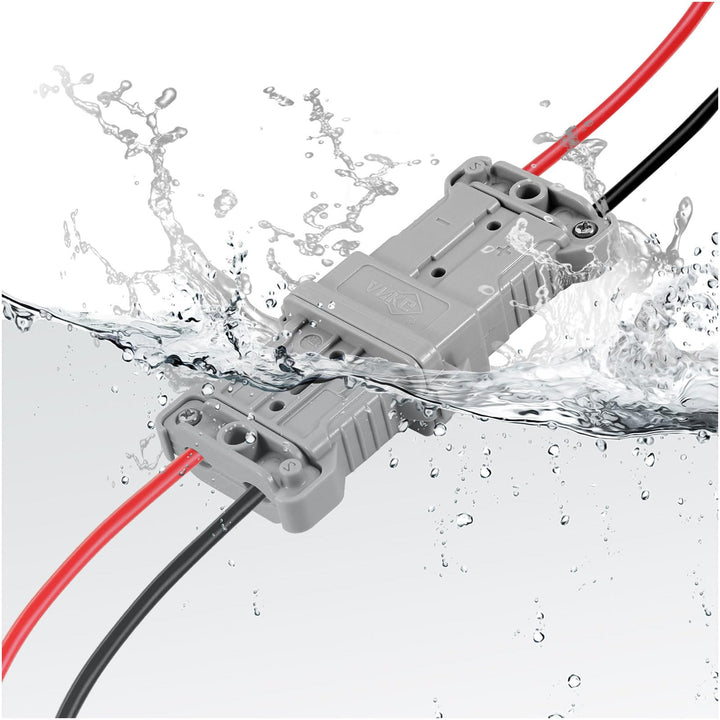 micrl front connector showing locking shell and benefit of secure connection