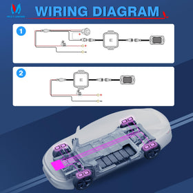 MICTUNING C2 size comparison next to ruler showing compact pod dimensions and space-saving benefit