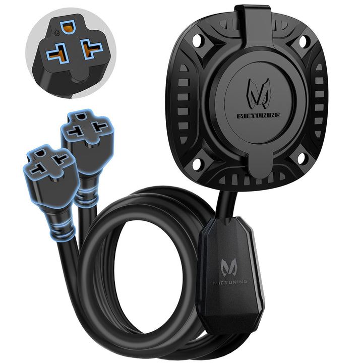 MICTUNING front face assembly showing durable inlet and neat finish benefit longevity