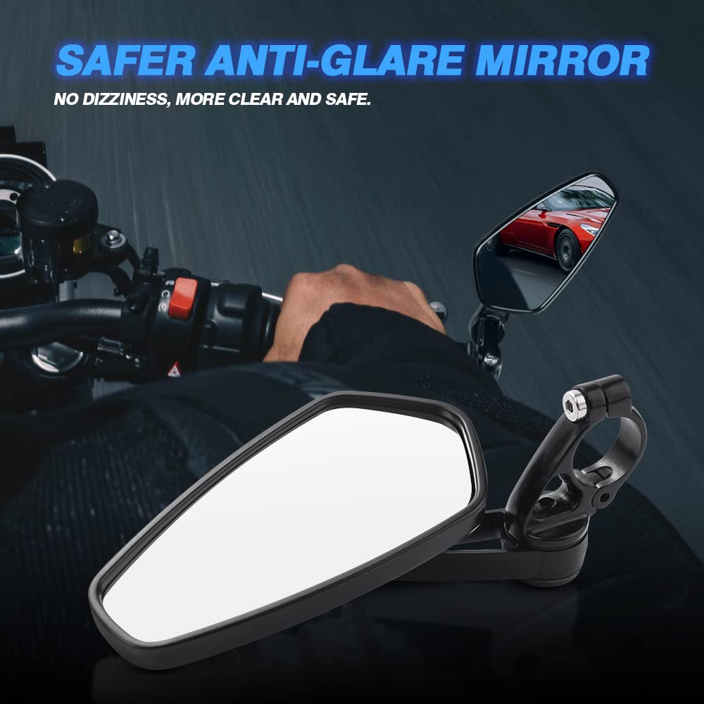 MICTUNING mounted on handlebar profile demonstrating adjustable angle benefit