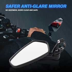 MICTUNING mounted on handlebar profile demonstrating adjustable angle benefit