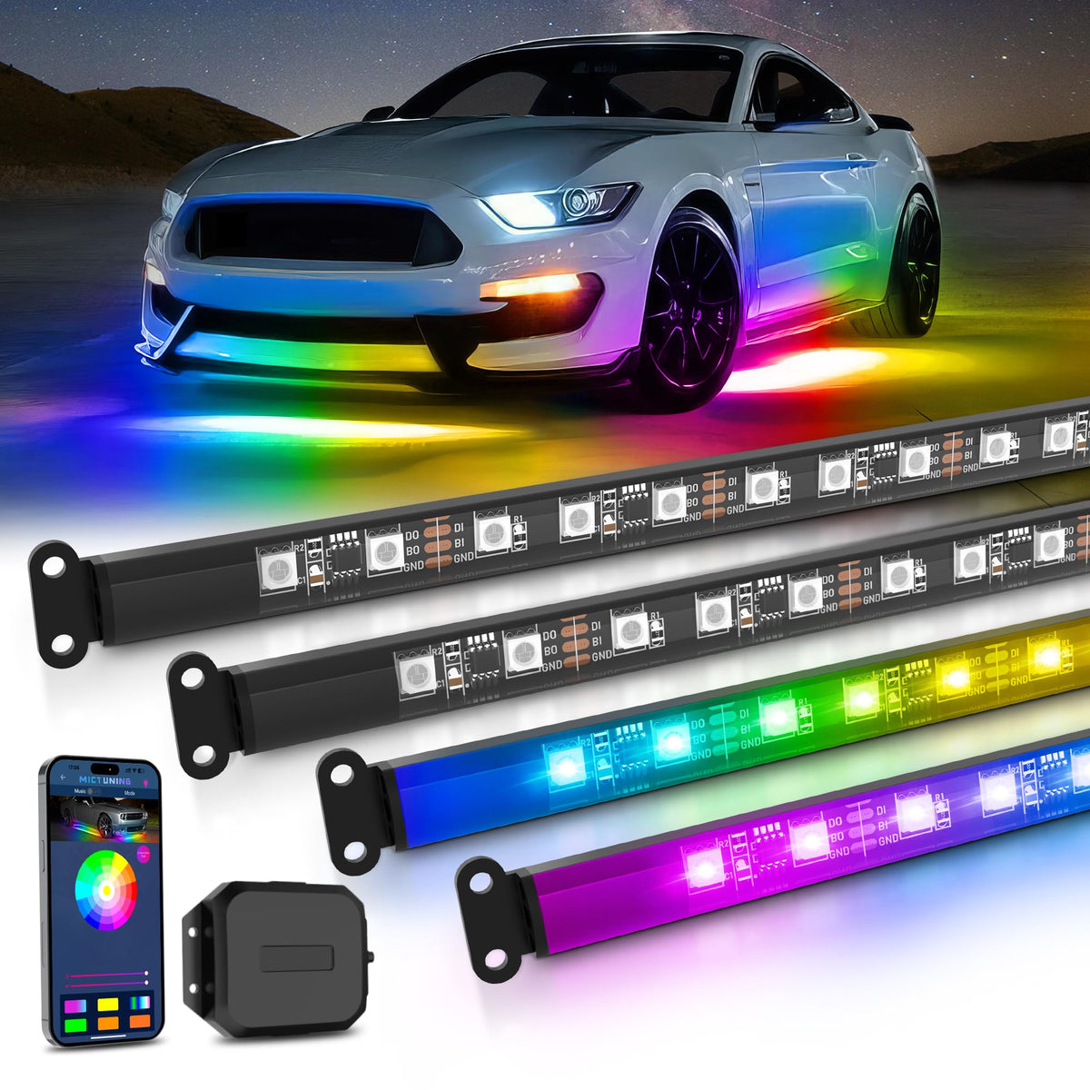 MICTUNING N3 front packaging showing kit components and branding for easy buying