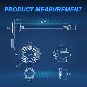 MICTUNING scale comparison in hand showing compact size for convenient placement