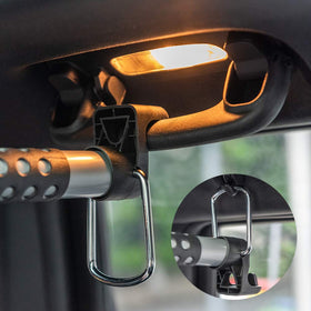 MICTUNING collapsed bar stored in trunk for easy portability and compact storage