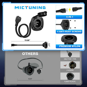 MICTUNING waterproof cap detail protecting contacts from moisture