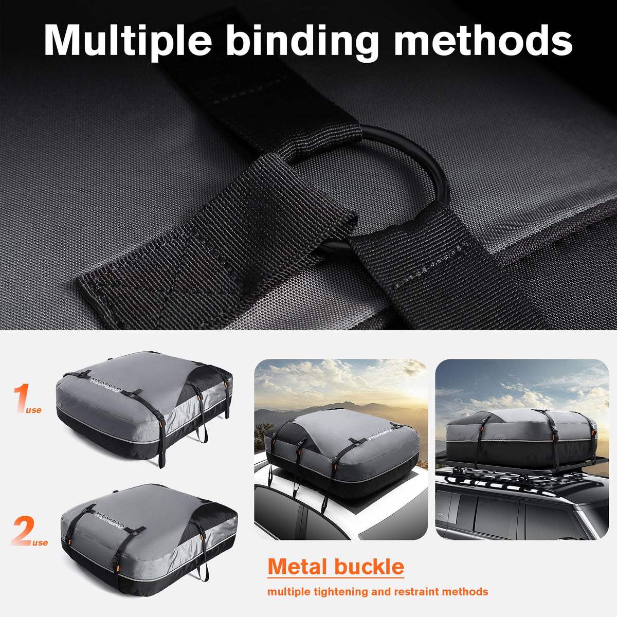 MIDABAO close-up seam detail illustrating waterproof protection benefit