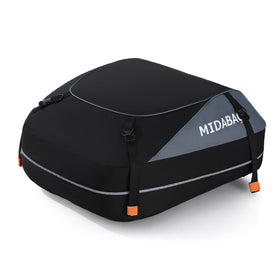 MIDABAO front view of rooftop carrier showing waterproof protection and capacity