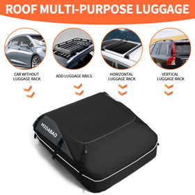 MIDABAO mounted on SUV showing secure fit and increased cargo space