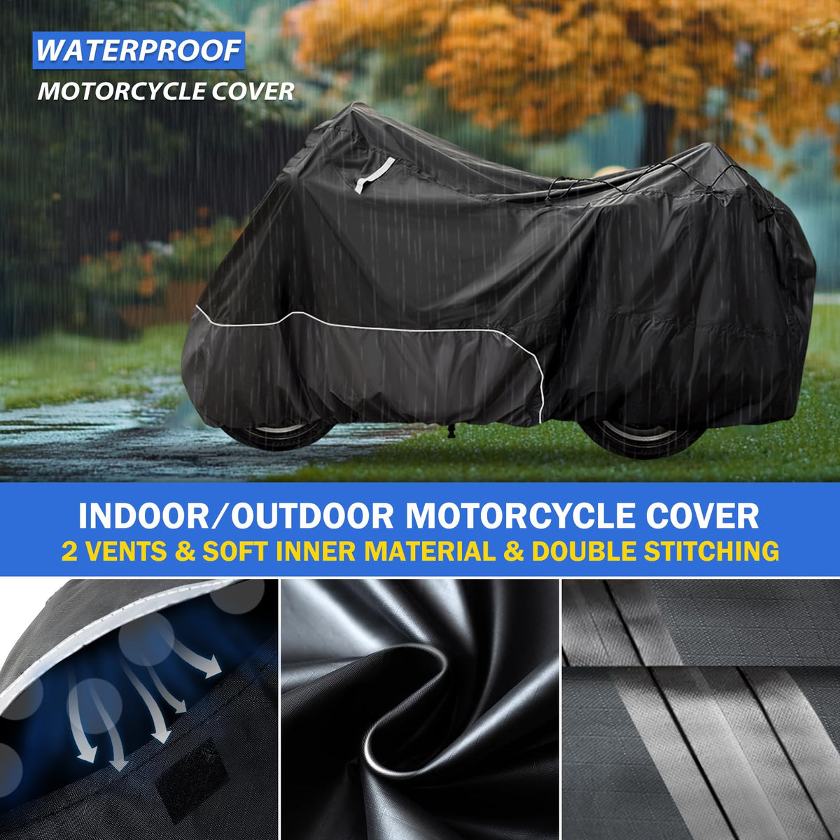 mieapond soft PU inner lining detail protecting bike paint