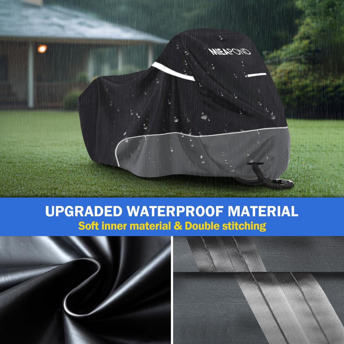 mieapond vent and reflective strip detail improving airflow and visibility
