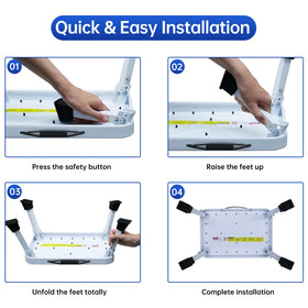 Mifami lifestyle image of senior using step to enter RV safely