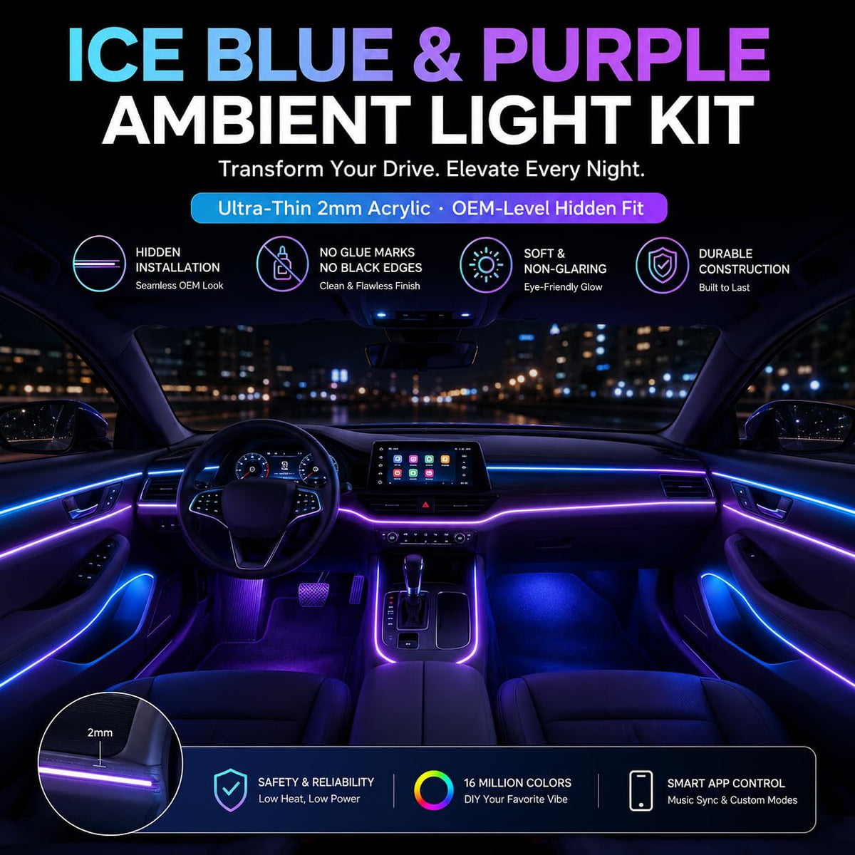 MIFEIHONGE Lotus Lantern app color control for quick customization