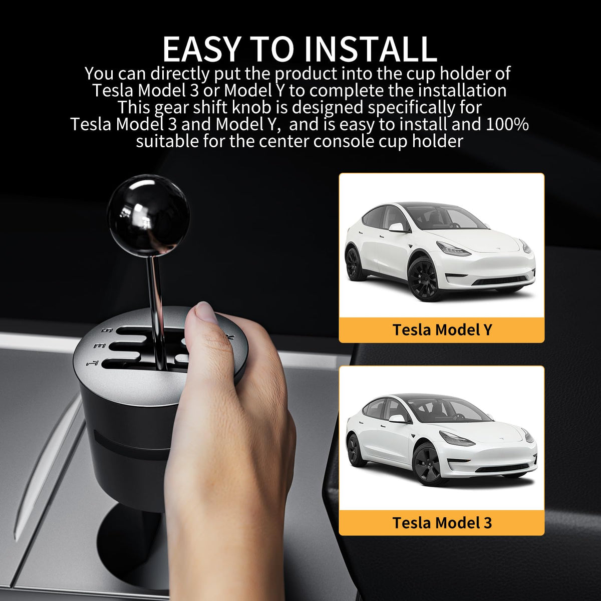 MIFMIA shifter held by hand showing tactile control and ergonomic benefit