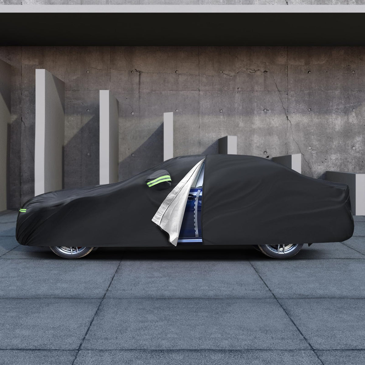 Migaven driver-side zipper allowing BMW access without removing cover