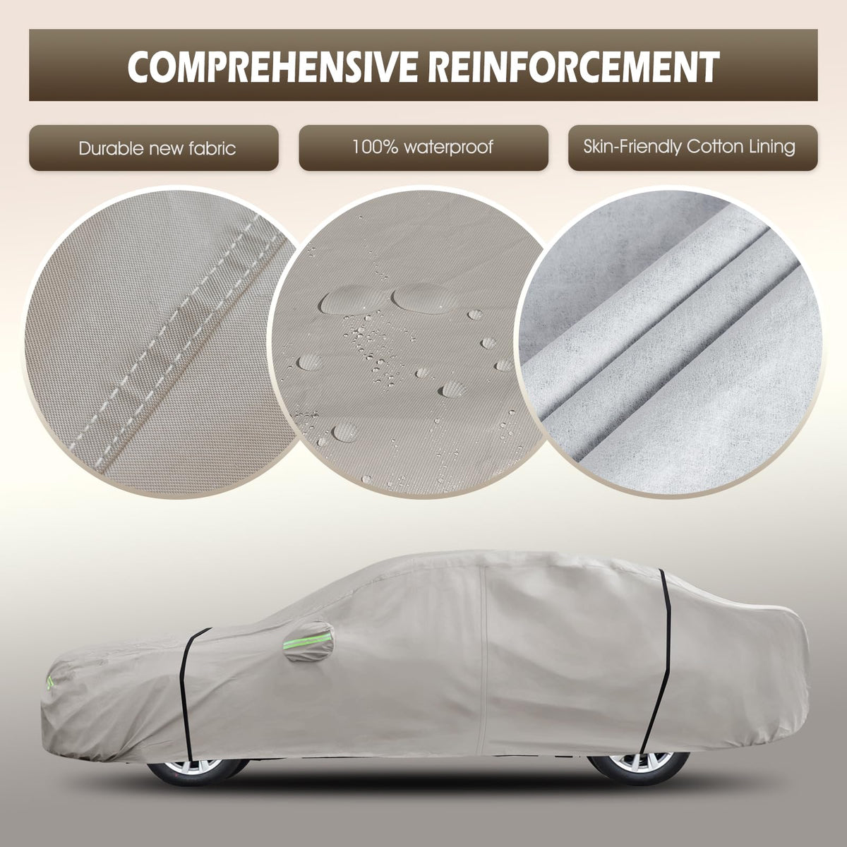 Migaven waterproof coating close-up repels rain and protects finish