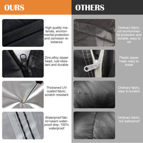 Migaven driver-side zipper open for quick access and convenience