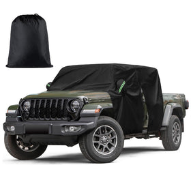 Migaven front cab cover fitted on Jeep Gladiator protecting cabin from elements